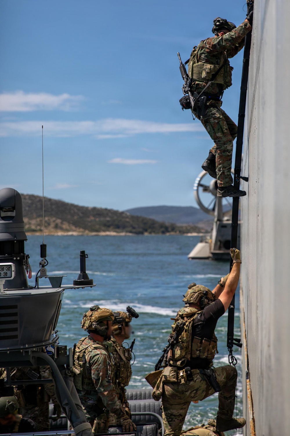 NATO special operations teams visit, board, search and seizure