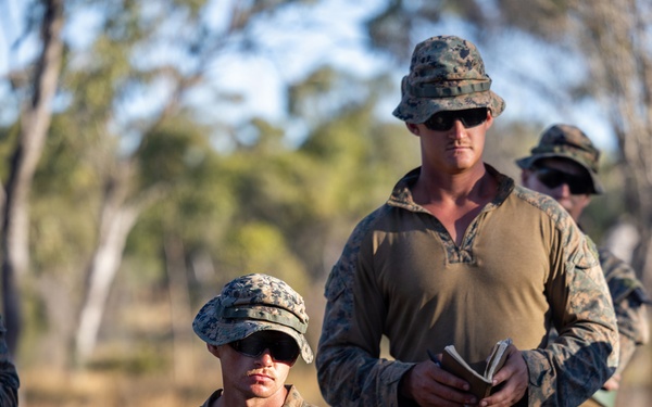 Southern Jackaroo 26: MRF-D Marines conduct mission brief