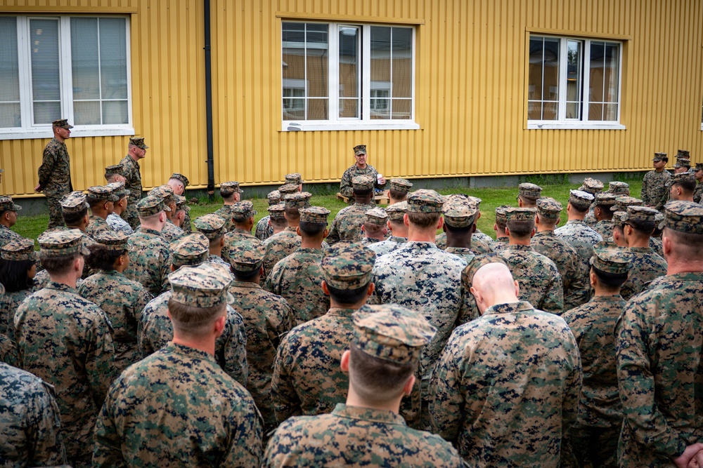 CLB-24 hosts Memorial Day service in Baltic Sea