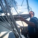 George Washington Navigation Sailor Raises Flags
