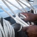George Washington Navigation Sailor Raises Flags