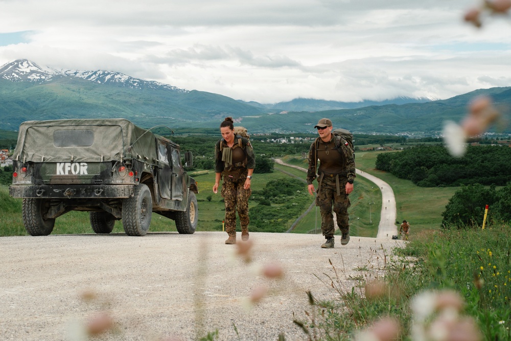 Camp Bondsteel hosts Norwegian Foot March 2026