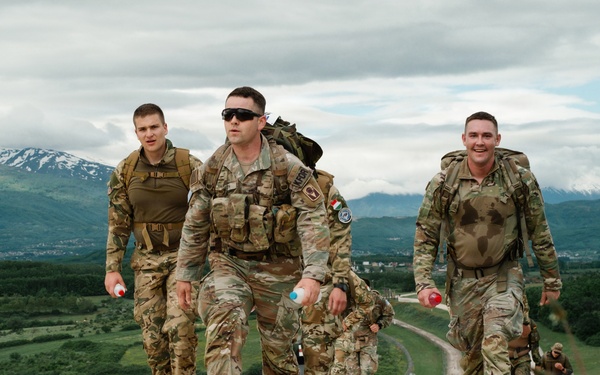 Camp Bondsteel hosts Norwegian Foot March 2026