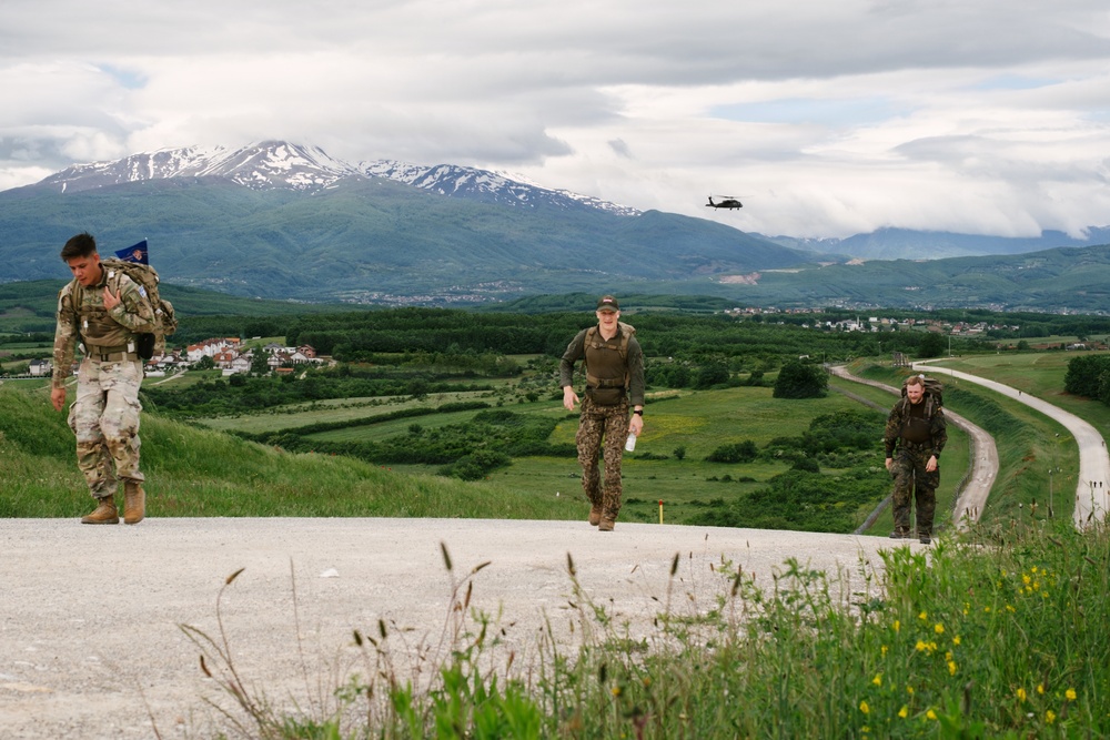 Camp Bondsteel hosts Norwegian Foot March 2026
