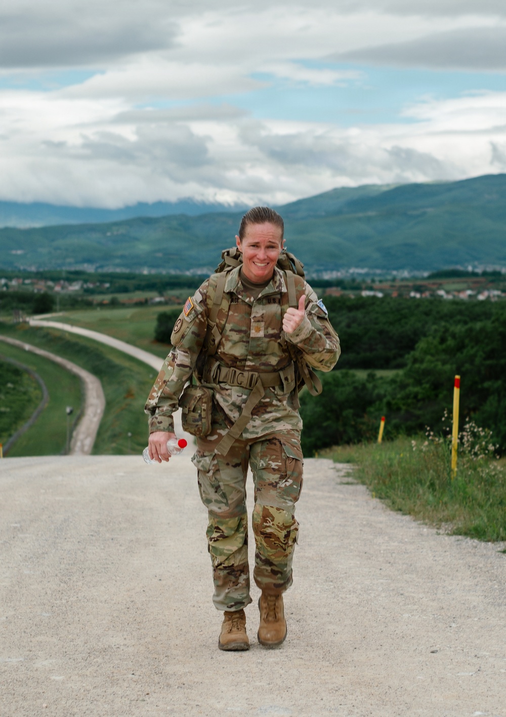 Camp Bondsteel hosts Norwegian Foot March 2026