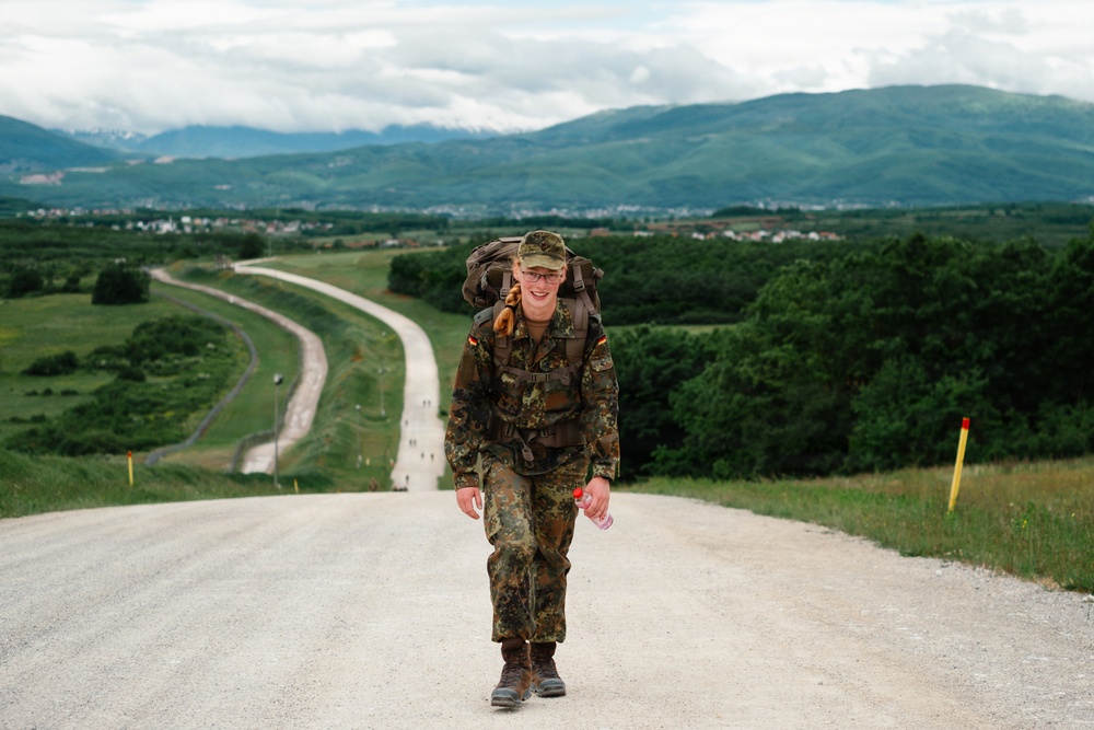 Camp Bondsteel hosts Norwegian Foot March 2026
