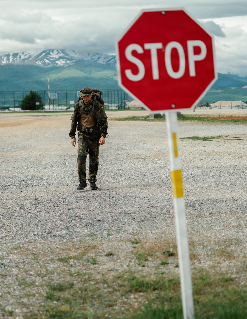 Camp Bondsteel hosts Norwegian Foot March 2026