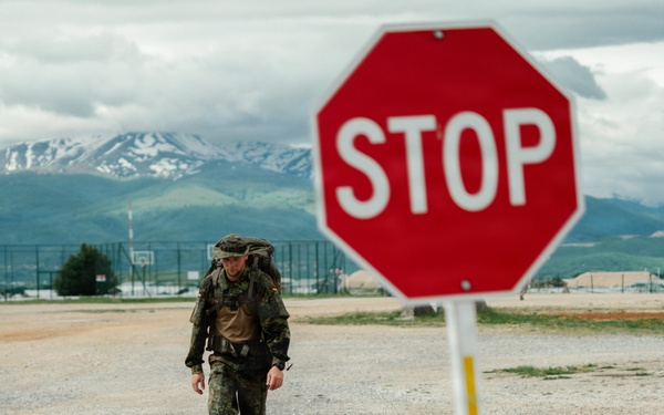 Camp Bondsteel hosts Norwegian Foot March 2026