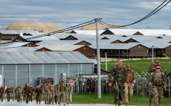 Camp Bondsteel hosts Norwegian Foot March 2026