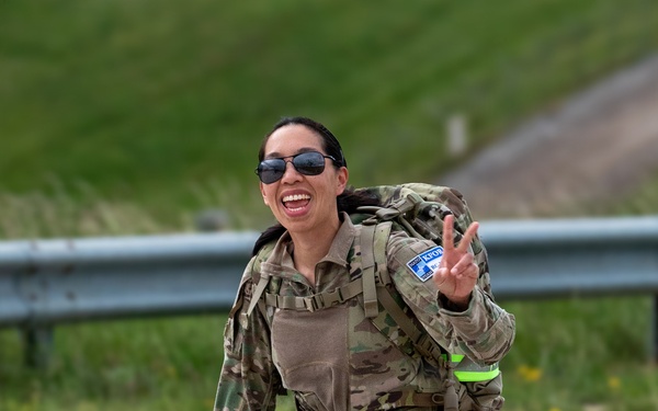 Camp Bondsteel hosts Norwegian Foot March 2026