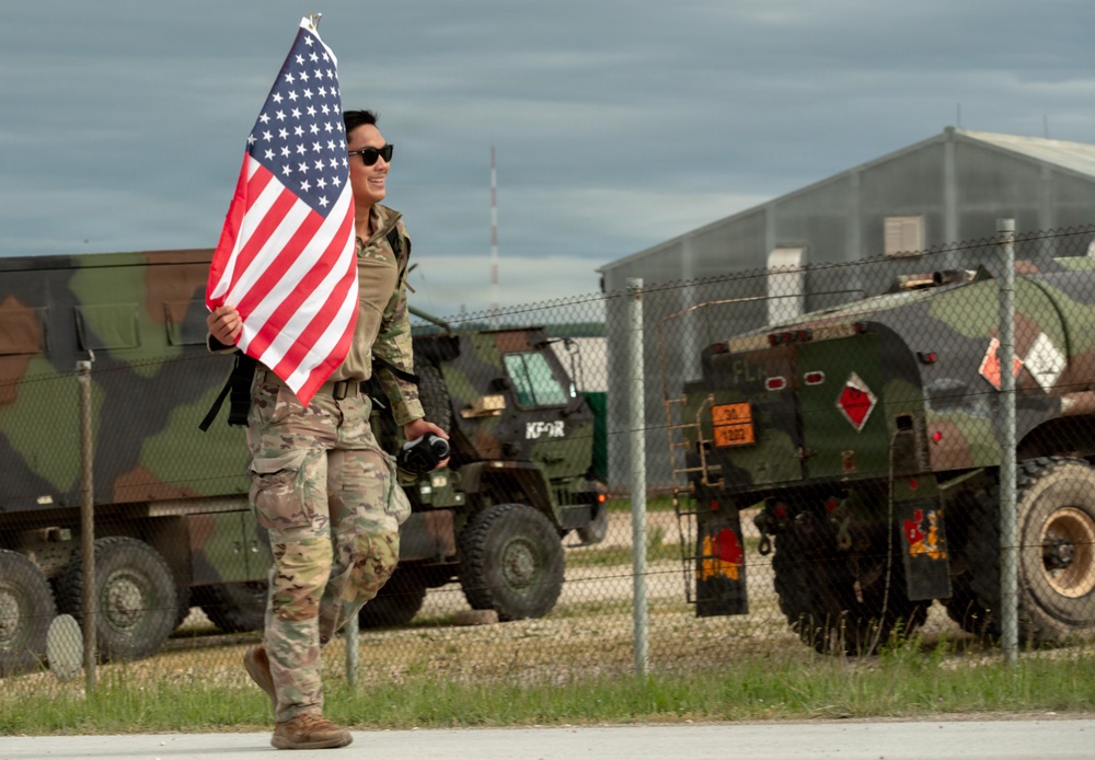 Camp Bondsteel hosts Norwegian Foot March 2026