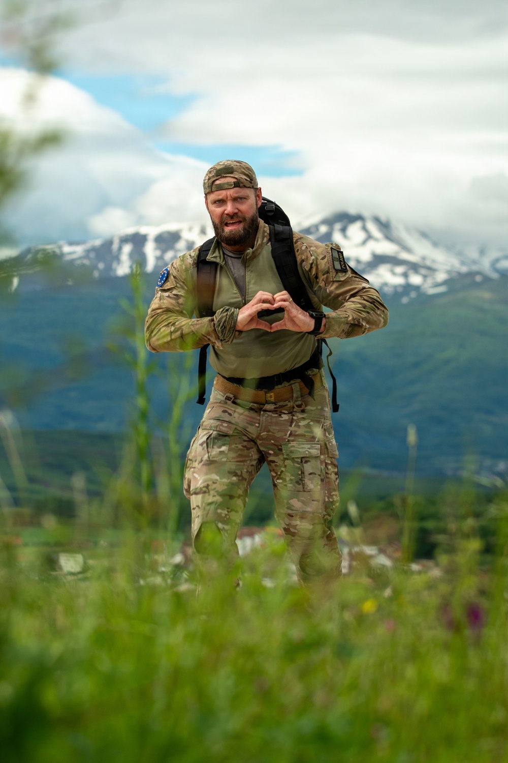 Camp Bondsteel hosts Norwegian Foot March 2026