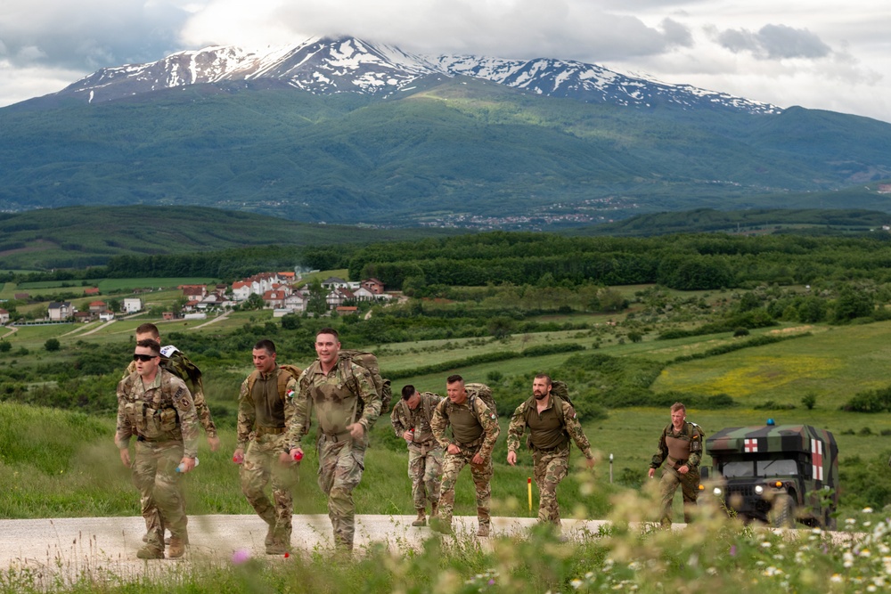 Camp Bondsteel hosts Norwegian Foot March 2026