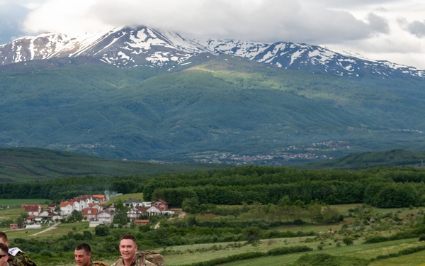 Camp Bondsteel hosts Norwegian Foot March 2026