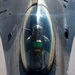 KC-135 conducts refueling operation with F-16 aircraft