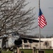 American flag at half-staff