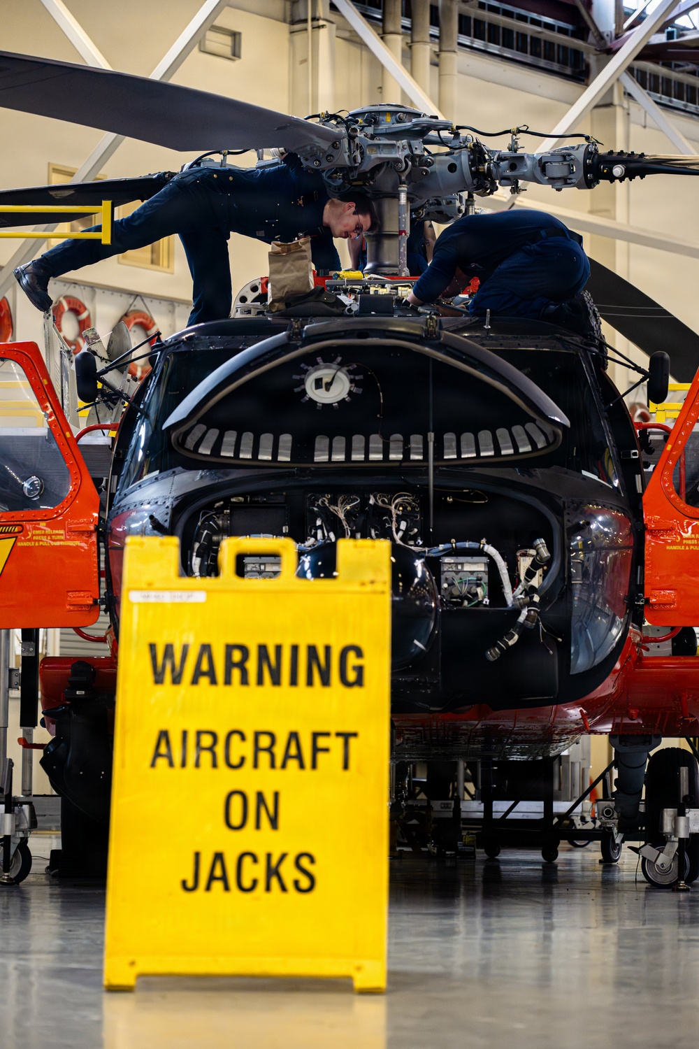 Air Station Kodiak crews conduct heavy maintenance