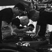Coast Guard aircraft maintainers conduct maintenance on helicopter in Kodiak, Alaska