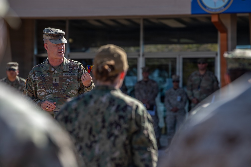 JTF-SB Patching Ceremony