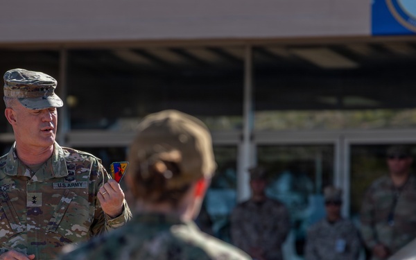 JTF-SB Patching Ceremony