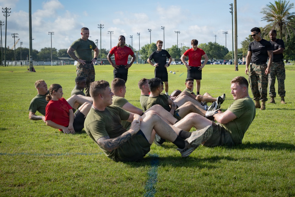 U.S. Marine Corps Poolee Function at Audubon Park New Orleans