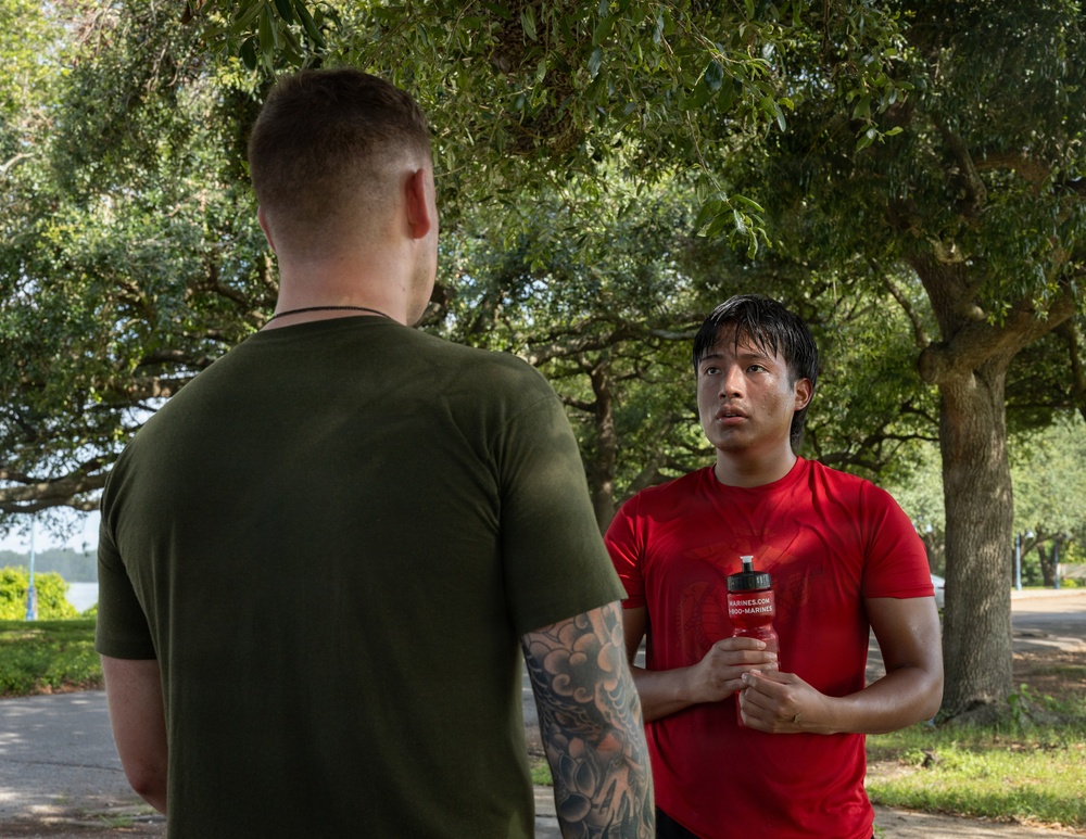 U.S. Marine Corps Poolee Function at Audubon Park New Orleans