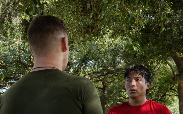 U.S. Marine Corps Poolee Function at Audubon Park New Orleans