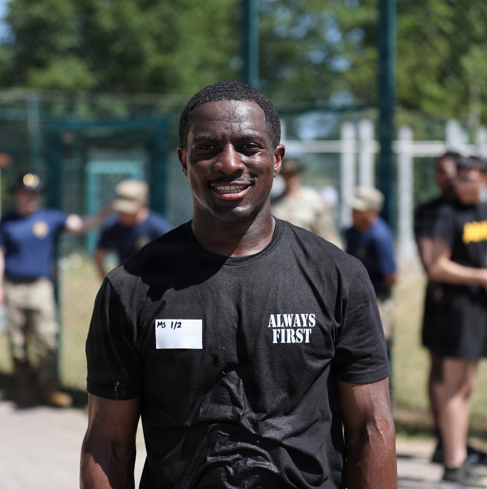 2nd Cavalry Regiment Soldiers compete in HYROX competition during Dragoon Week