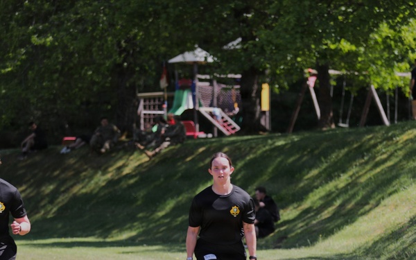 2nd Cavalry Regiment Soldiers compete in HYROX competition during Dragoon Week