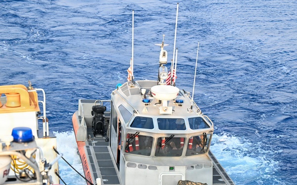 Midgett conducts passenger transfer during MCA