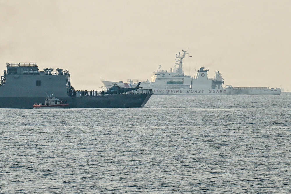 Midgett conducts passenger transfer during MCA