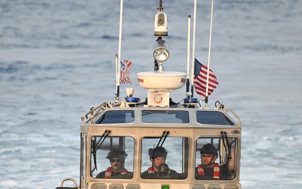 Midgett conducts passenger transfer during MCA