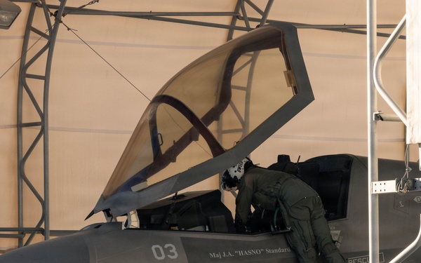 VMFA-211 Conducts a Simulated Expeditionary Airstrike