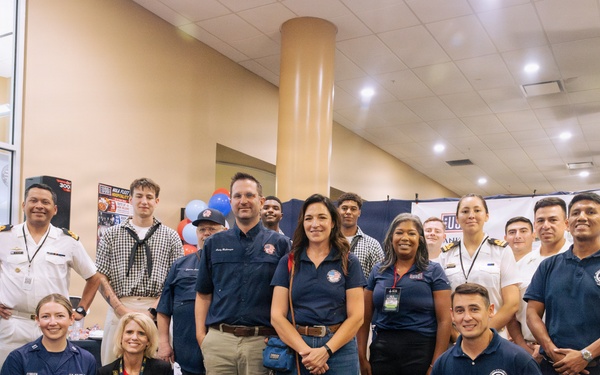 USO Hosts Dog and Paws Event at Julia Street Cruise Terminal during Sail 250
