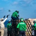 Nimitz Conducts a Vertical Replenishment at Sea