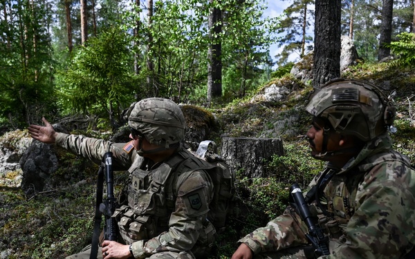 Virginia Guard engineers conduct counter-mobility training in Finland
