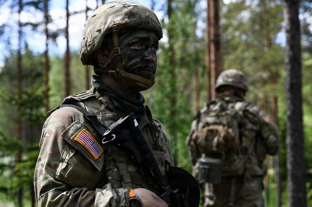 Virginia Guard engineers conduct counter-mobility training in Finland