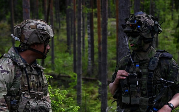 Virginia Guard engineers conduct counter-mobility training in Finland