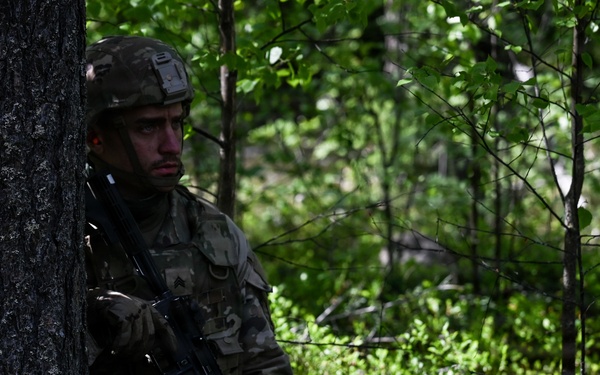 Virginia Guard engineers conduct counter-mobility training in Finland