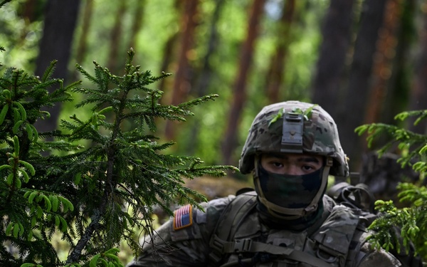 Virginia Guard engineers conduct counter-mobility training in Finland