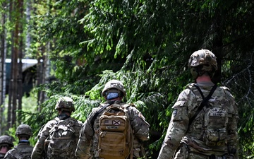 Virginia Guard engineers conduct counter-mobility training in Finland