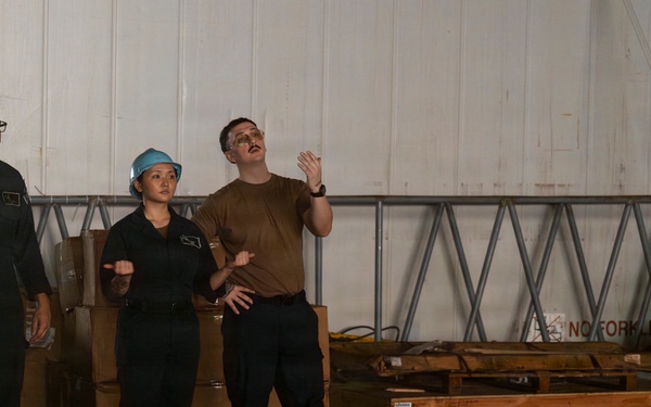 Nimitz Sailors Participate in Crane Operation Training