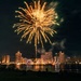 Fireworks Show over the Mississippi River in Celebration of SAIL250