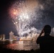 Fireworks Show over the Mississippi River in Celebration of SAIL250