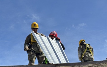 Soldiers Help Saipan Rebuild One Roof at a Time After Super Typhoon Sinlaku