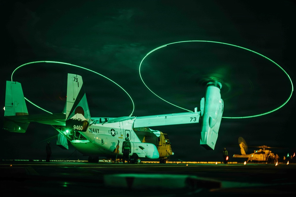 George Washington Conducts Flight Operations