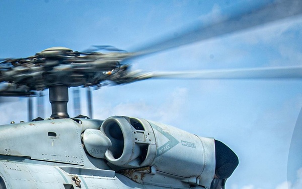 USS Gridley Conducts Flight Operations