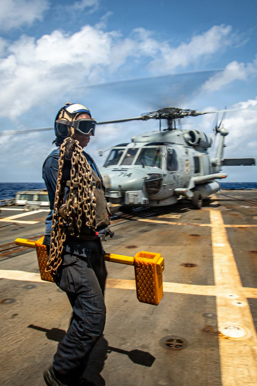 USS Gridley Conducts Flight Operations
