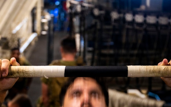 11th MEU Marines, Sailors Conduct Memorial Day PT Event Aboard USS Portland