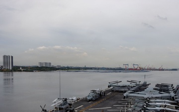 USS Boxer Transits Singapore Strait